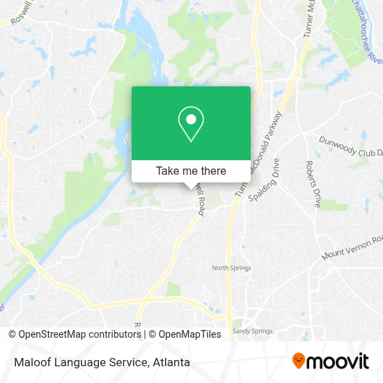 Maloof Language Service map