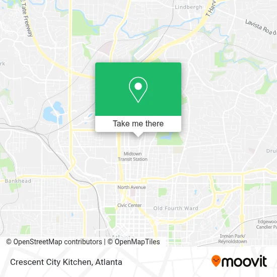 Crescent City Kitchen map