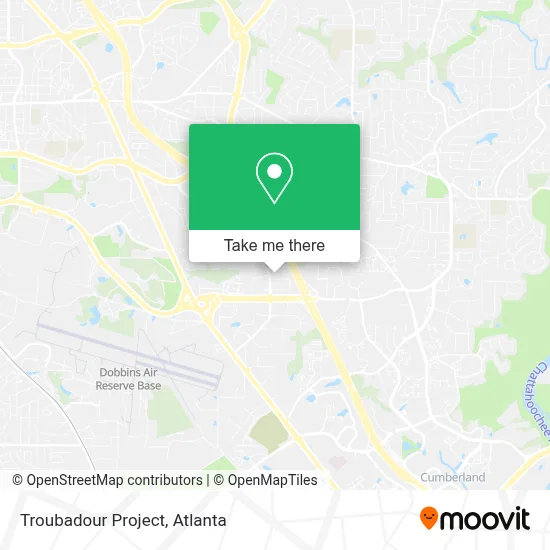Troubadour Project map