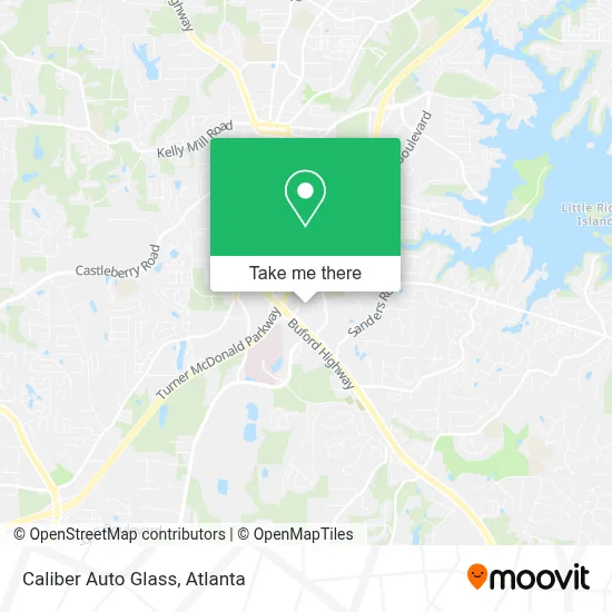 Caliber Auto Glass map