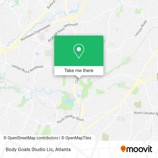 Body Goals Studio Llc map