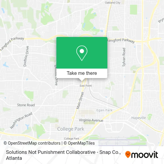 Solutions Not Punishment Collaborative - Snap Co. map