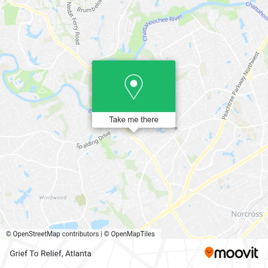 Grief To Relief map