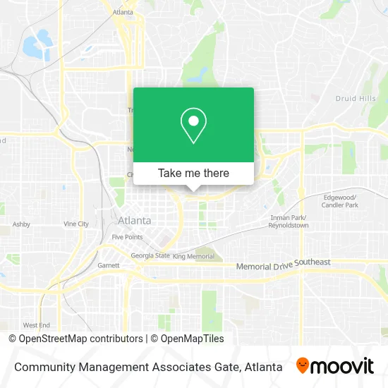 Community Management Associates Gate map