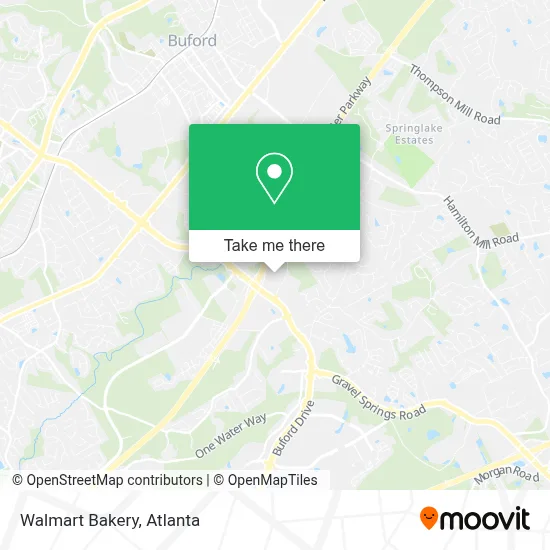 Walmart Bakery map