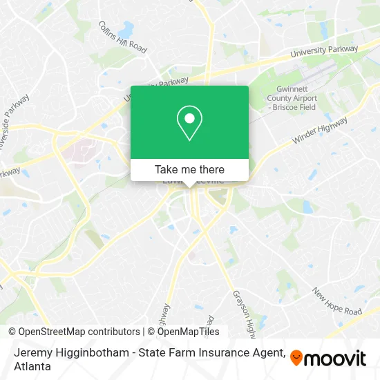 Jeremy Higginbotham - State Farm Insurance Agent map