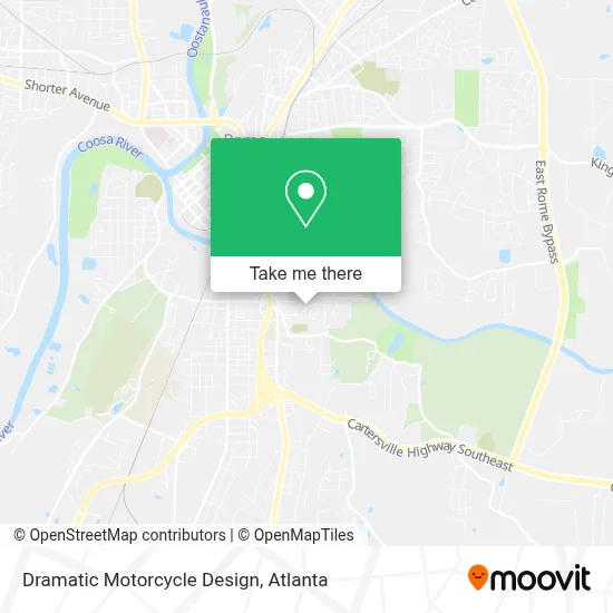Dramatic Motorcycle Design map