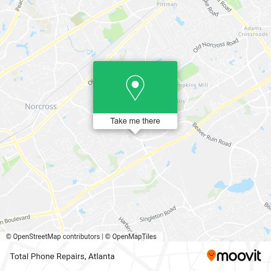 Total Phone Repairs map
