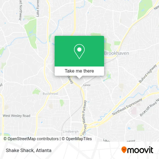 Shake Shack map