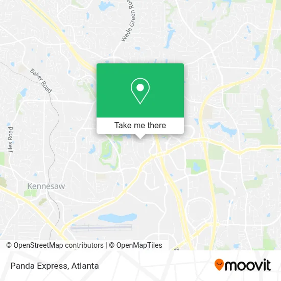 Panda Express map