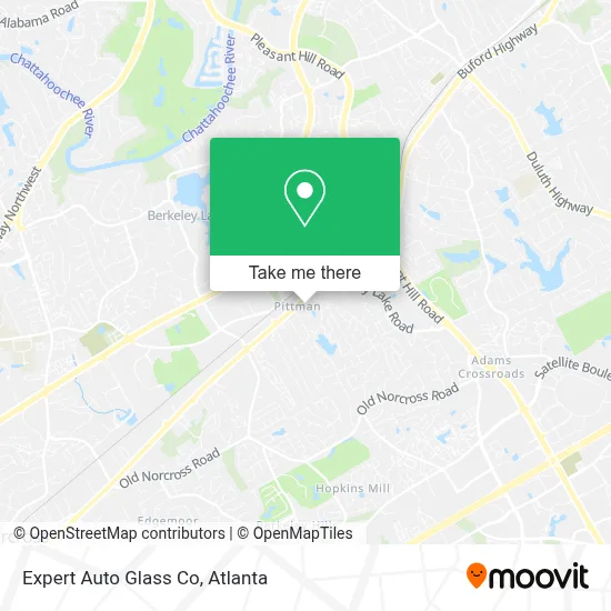 Expert Auto Glass Co map
