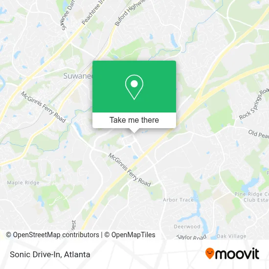 Sonic Drive-In map