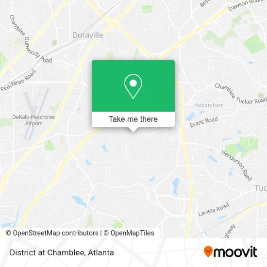 District at Chamblee map