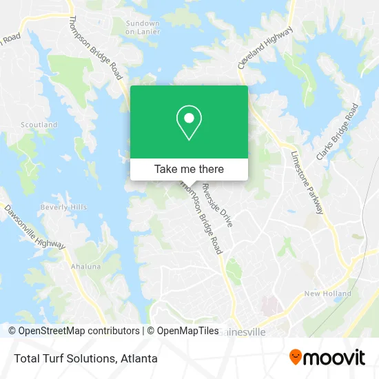 Total Turf Solutions map