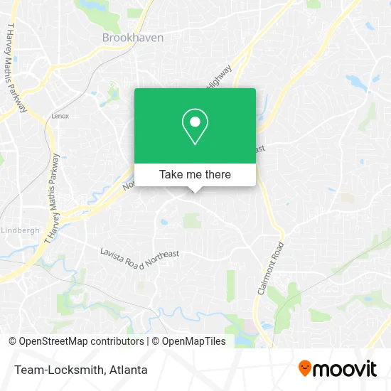 Team-Locksmith map