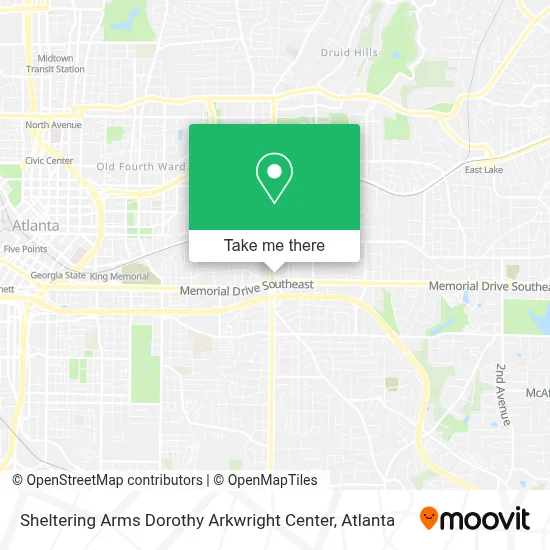 Sheltering Arms Dorothy Arkwright Center map