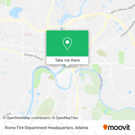 Rome Fire Department Headquarters map