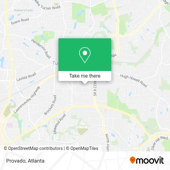 Provado map
