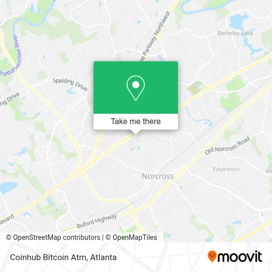 Coinhub Bitcoin Atm map