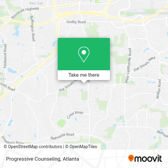 Progressive Counseling map