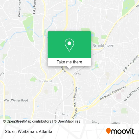 Stuart Weitzman map