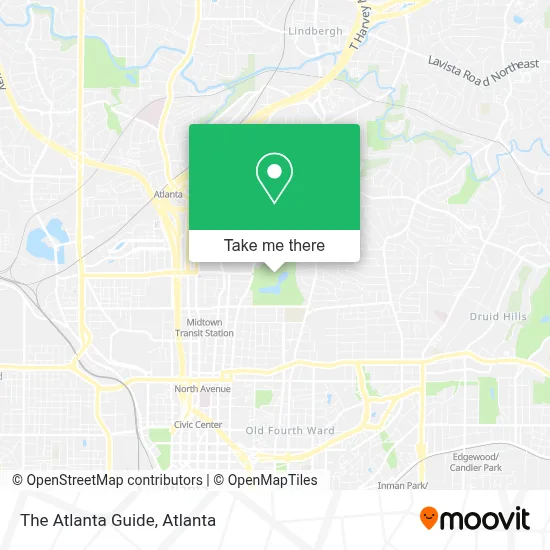 The Atlanta Guide map
