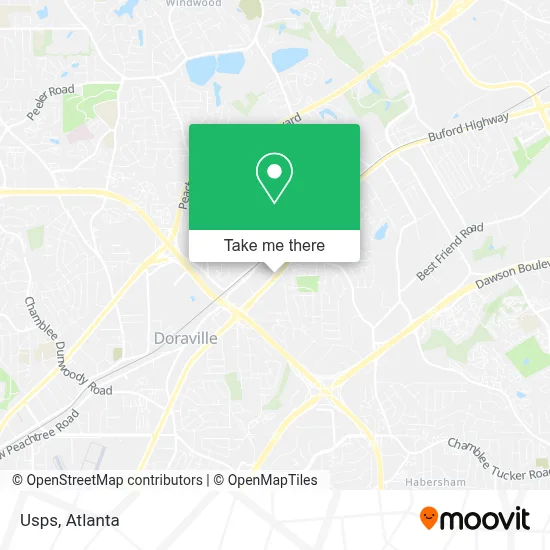 Usps map