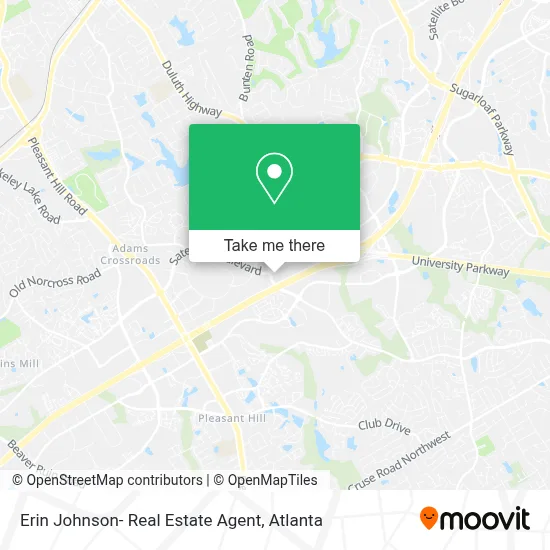 Erin Johnson- Real Estate Agent map