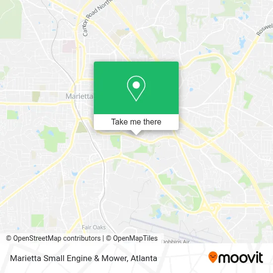 Marietta Small Engine & Mower map