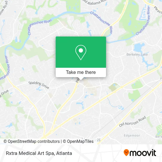 Rxtra Medical Art Spa map