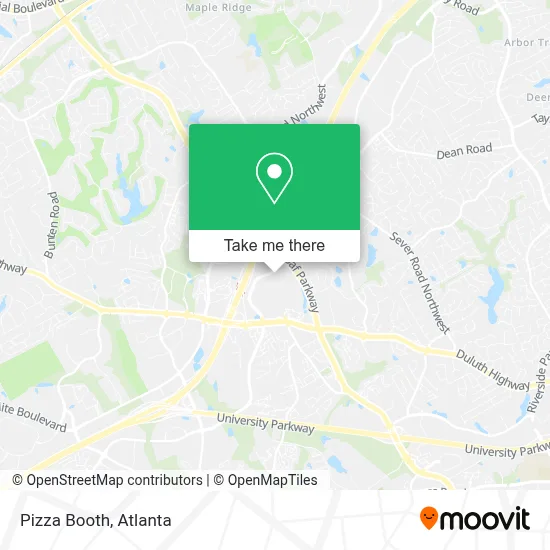 Pizza Booth map