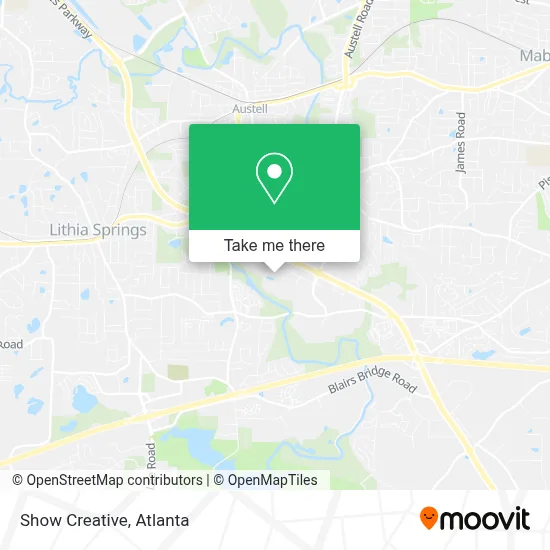 Show Creative map