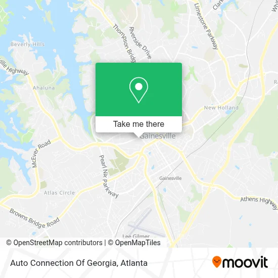 Auto Connection Of Georgia map