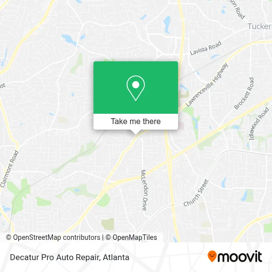 Decatur Pro Auto Repair map