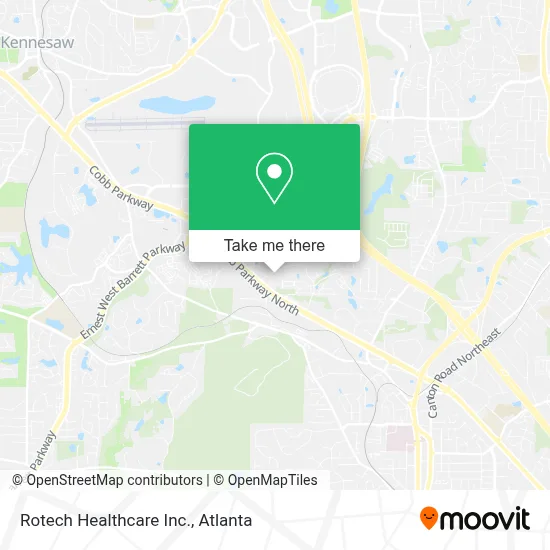 Rotech Healthcare Inc. map