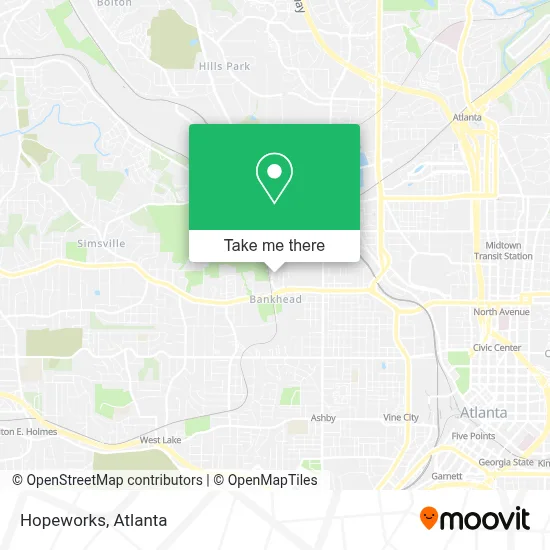 Hopeworks map