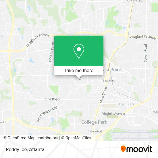 Reddy Ice map