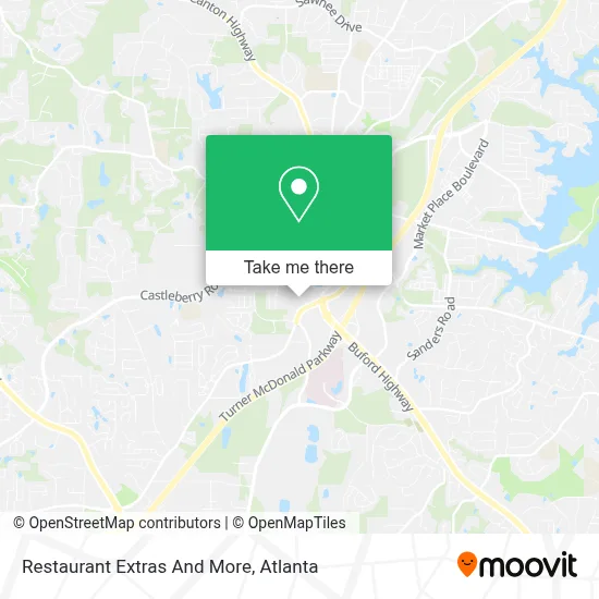Restaurant Extras And More map