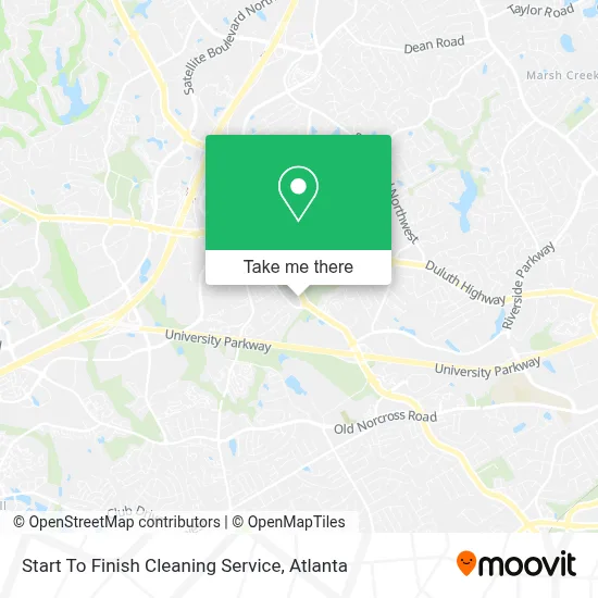 Start To Finish Cleaning Service map