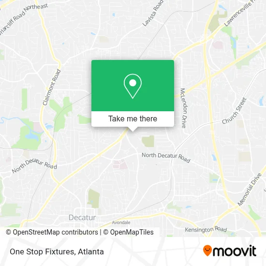One Stop Fixtures map