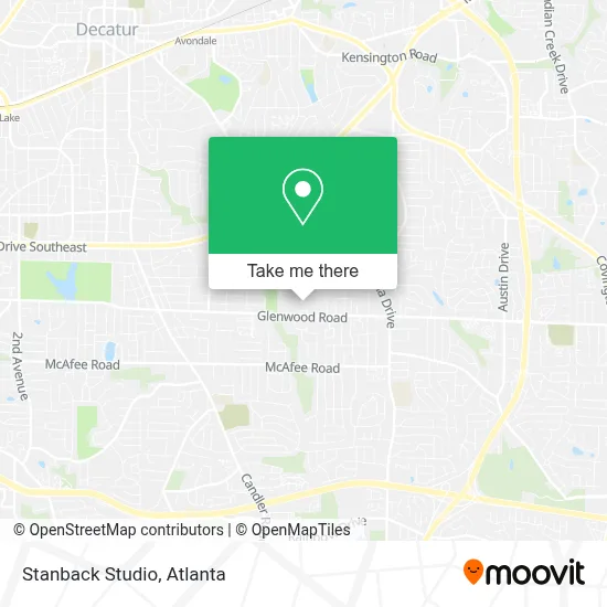 Stanback Studio map