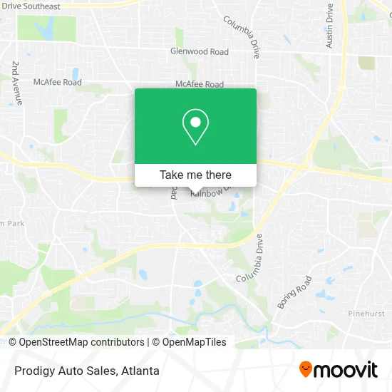 Prodigy Auto Sales map
