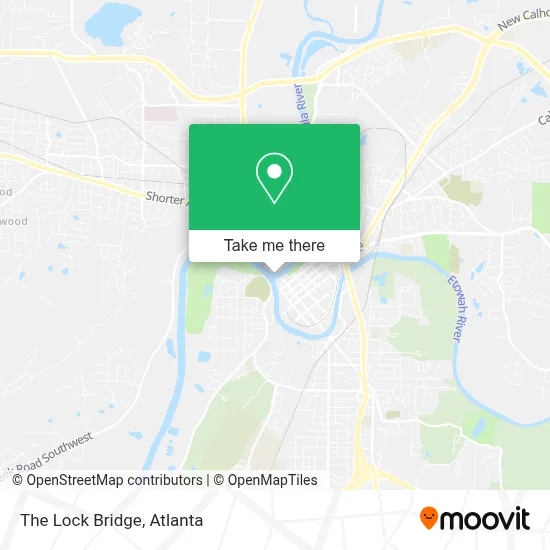 The Lock Bridge map