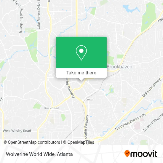 Wolverine World Wide map