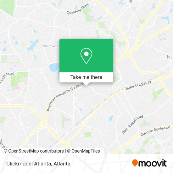Clickmodel Atlanta map