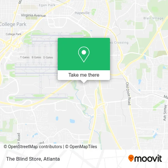 The Blind Store map