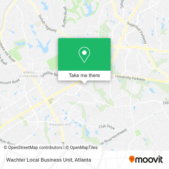 Wachter Local Business Unit map