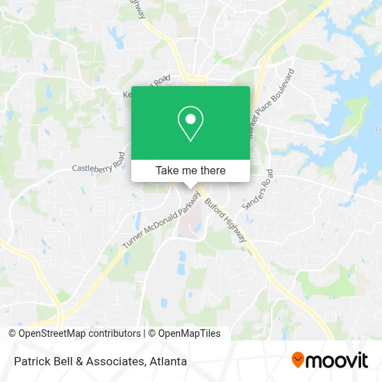 Patrick Bell & Associates map