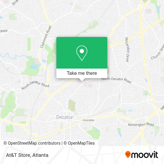 At&T Store map
