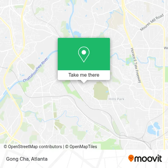 Gong Cha map
